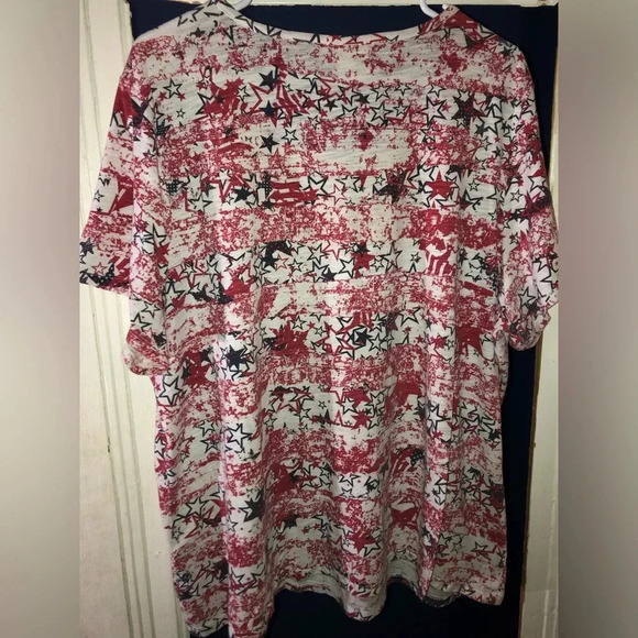 Women’s Plus Size Short Sleeve Shirt - Size 2X - CJ Banks - 100% Cotton - New - Picture 4 of 4